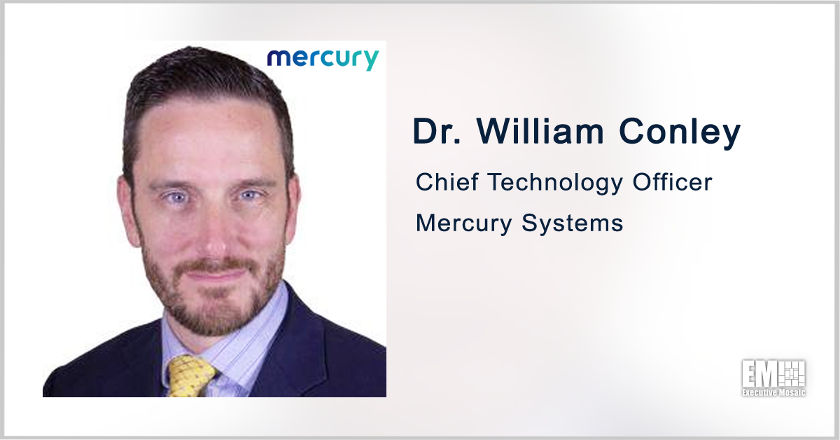 Mercury Introduces Open Architecture for Spectrum Processing; William Conley Quoted