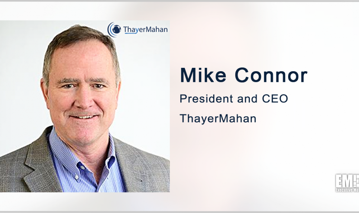 ThayerMahan Buys AI Company Wingman Defense; Mike Connor Quoted