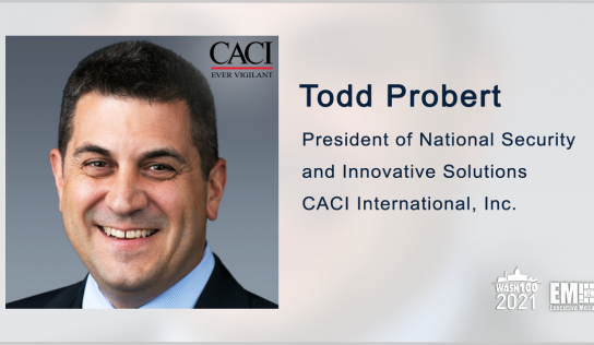 Todd Probert on CACI’s Tech Offerings to Support National Security Mission