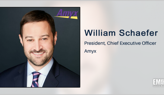 Amyx Receives DC Area Top Workplace Recognition; William Schaefer Quoted