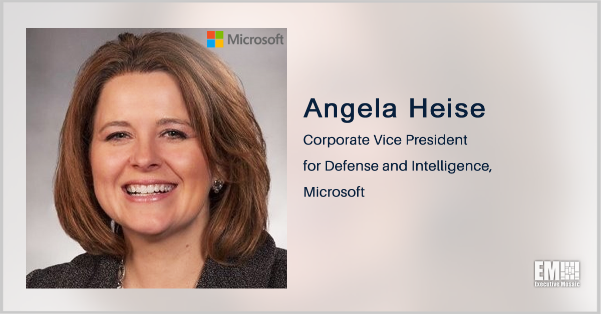 Angela Heise Named Microsoft Defense and Intelligence Corporate VP