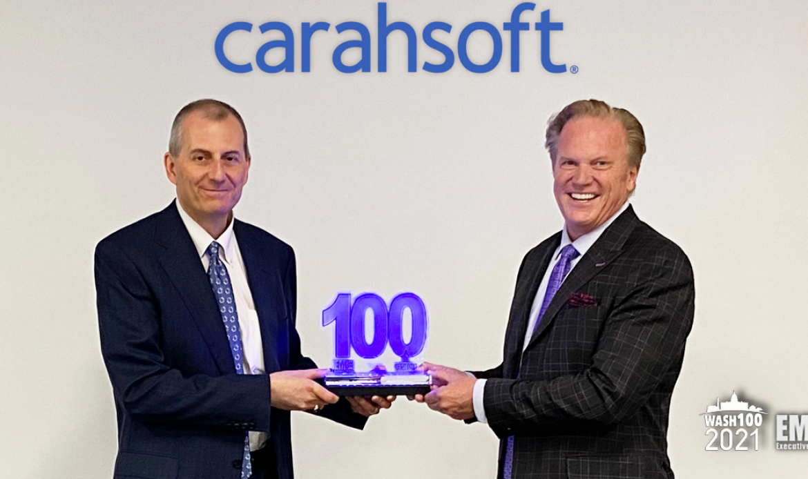 Carahsoft President Craig Abod Receives His Seventh Wash100 Award From Executive Mosaic CEO Jim Garrettson