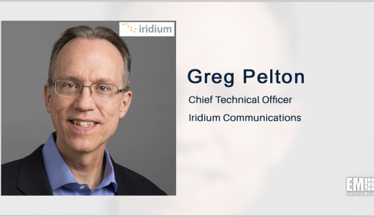 Communications Industry Vet Greg Pelton to Join Iridium as Chief Technical Officer