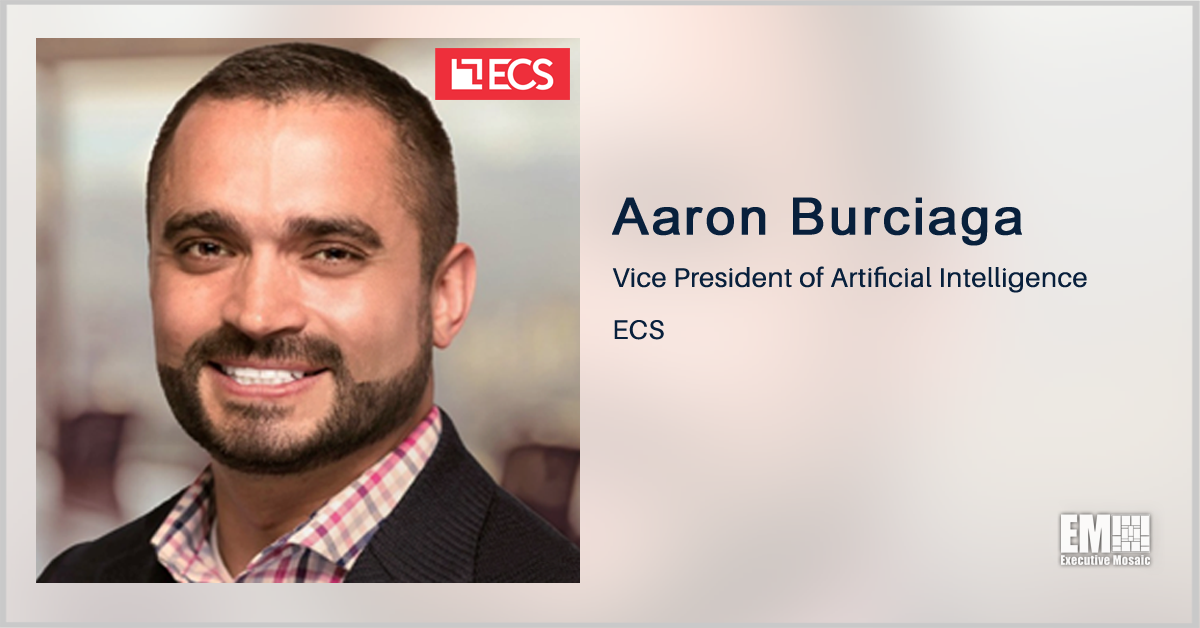 ECS VP Aaron Burciaga on ‘Responsible’ AI Tech Development