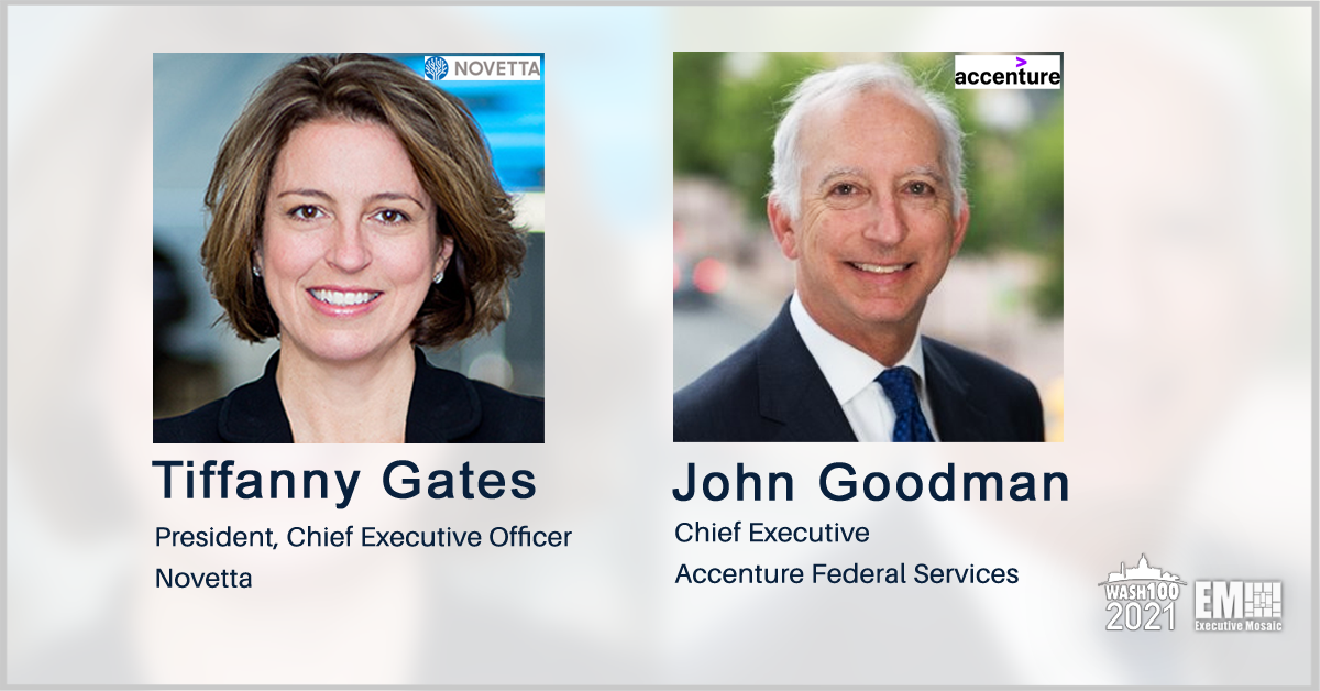 Executive Spotlight With AFS Chief Executive John Goodman, Novetta CEO Tiffanny Gates