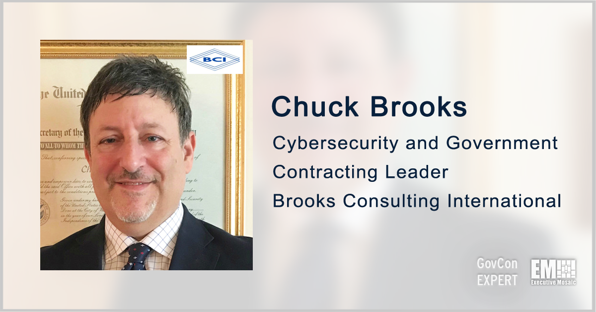 GovCon Expert Chuck Brooks: Chief Data Officers Growing Importance In Digital Transformation of Government