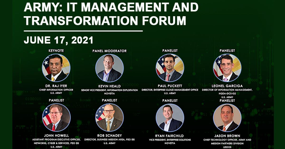 GovCon Wire Events to Host Expert Panel at Army: IT Management and Transformation Forum on June 17th