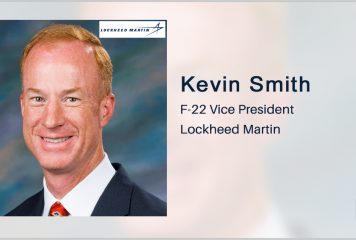 Kevin Smith Promoted to Lockheed F-22 Program VP; OJ Sanchez Quoted