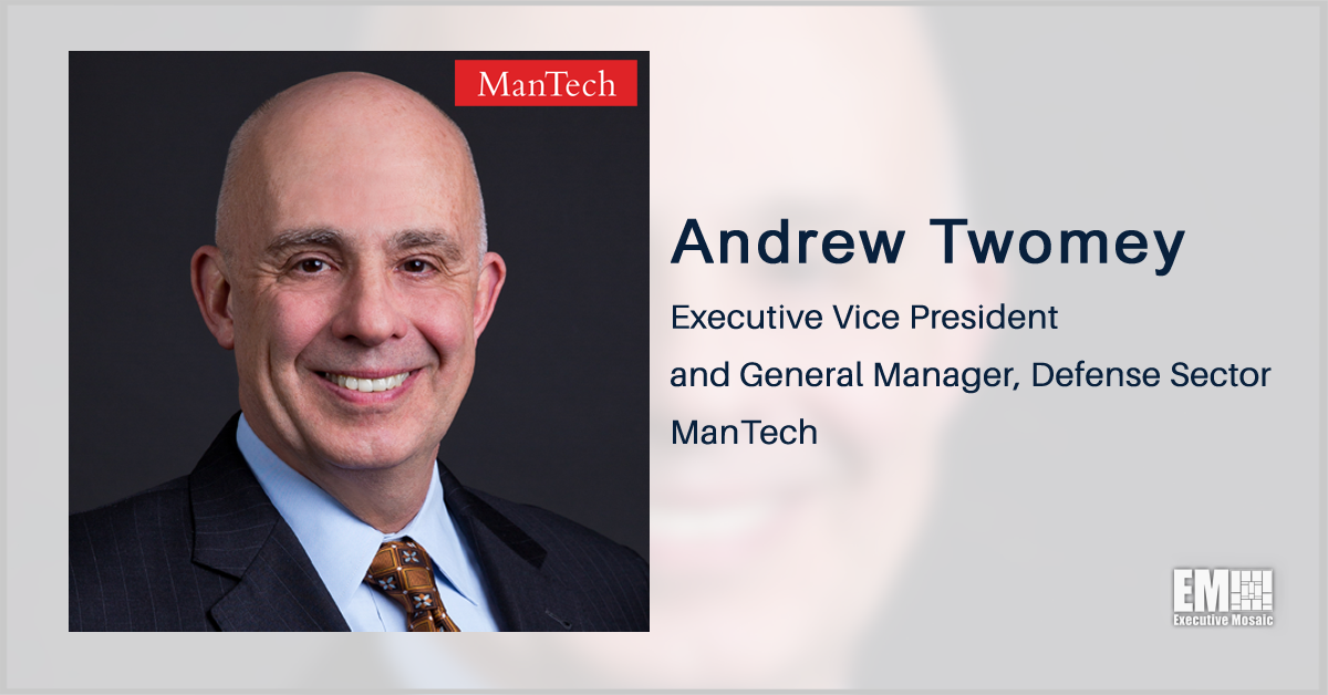 ManTech to Support DOD’s Irregular Warfare Mission Under $61M Contract; Andrew Twomey Quoted