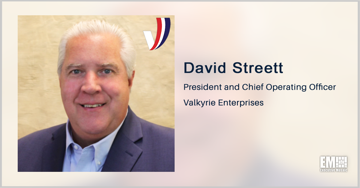 Valkyrie COO David Streett Adds President Title Valkyrie COO David Streett Adds President Title