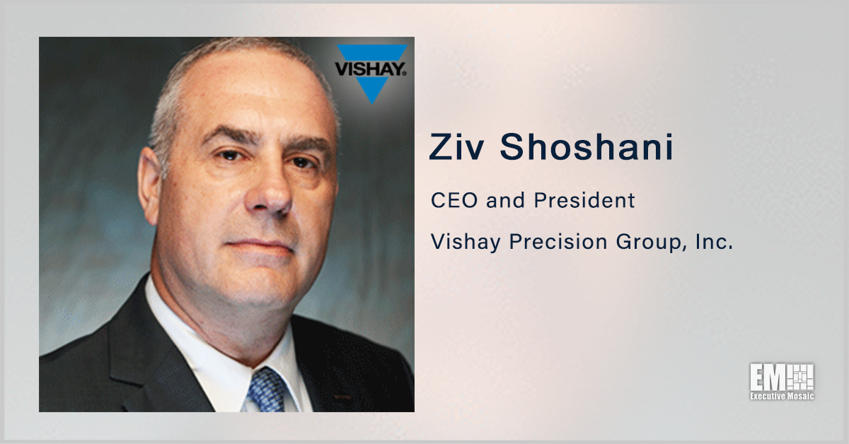 Ziv Shoshani: Vishay Precision Group Adds Safety Testing Platform With DTS Acquisition