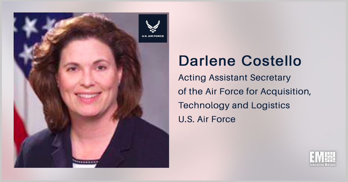 Air Force’s Darlene Costello Delivers Keynote Address at Potomac Officers Club’s 2021 AF Acquisition Forum