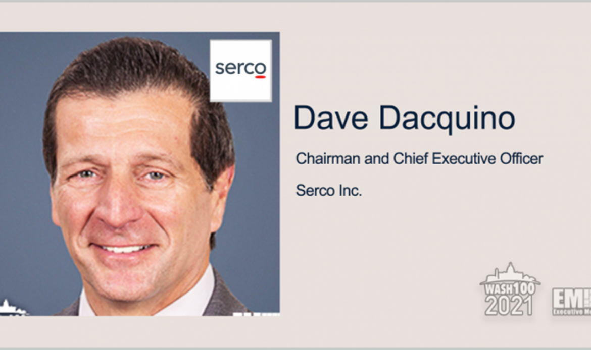 Dave Dacquino: Serco to Provide C5ISR System Support Under Navy Contract