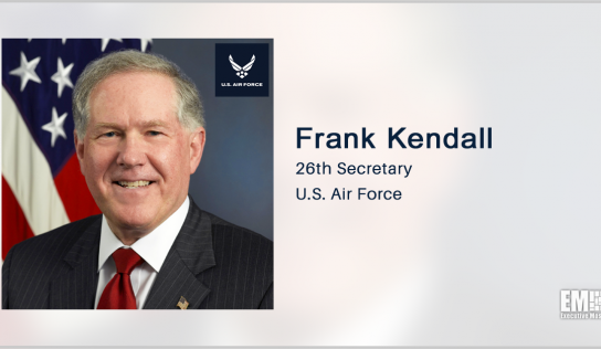 Frank Kendall Wins Senate Approval to Lead Air Force Department