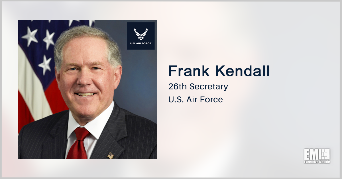 Frank Kendall Wins Senate Approval to Lead Air Force Department