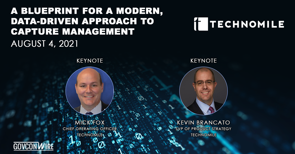 GovCon Wire Events to Feature Kevin Brancato, Mick Fox as Keynote Speakers at Capture Management Webinar on Aug. 4th