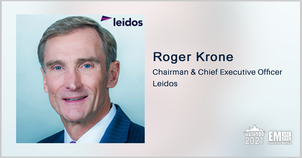 Leidos Announces $1M ‘Move the Needle’ Employee Vaccine Promotion; Chairman, CEO Roger Krone Quoted