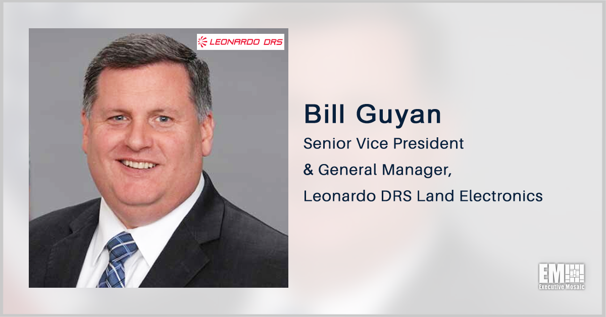 Leonardo DRS Receives $105M Delivery Order for Army Computing, Display Systems; Bill Guyan Quoted