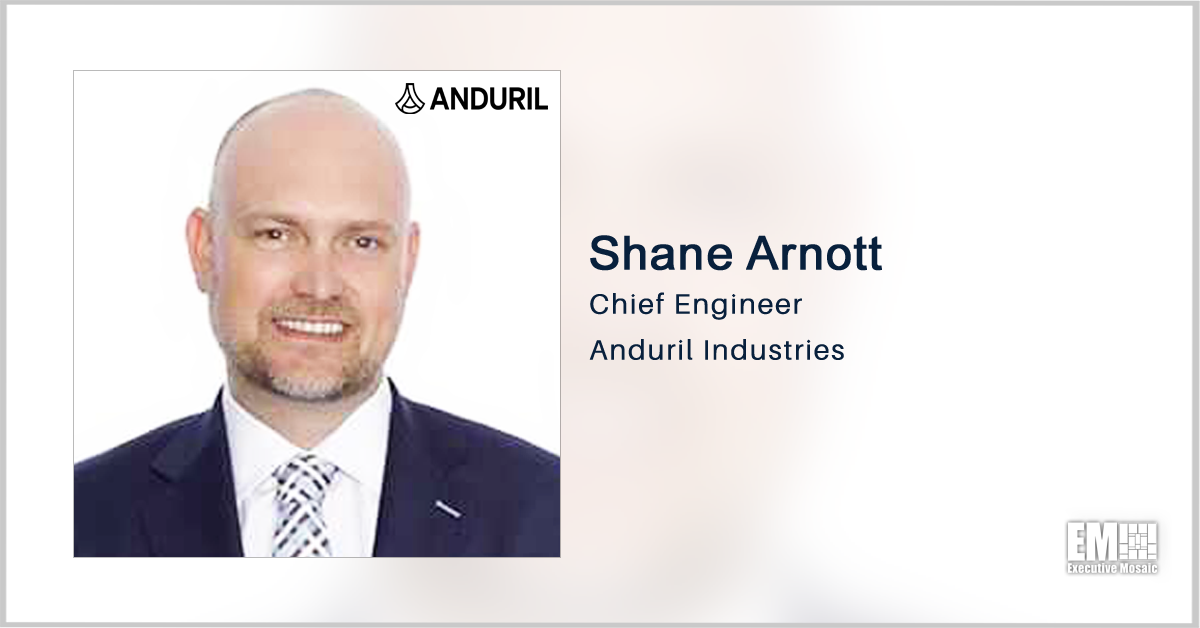 Shane Arnott Named Anduril Chief Engineer