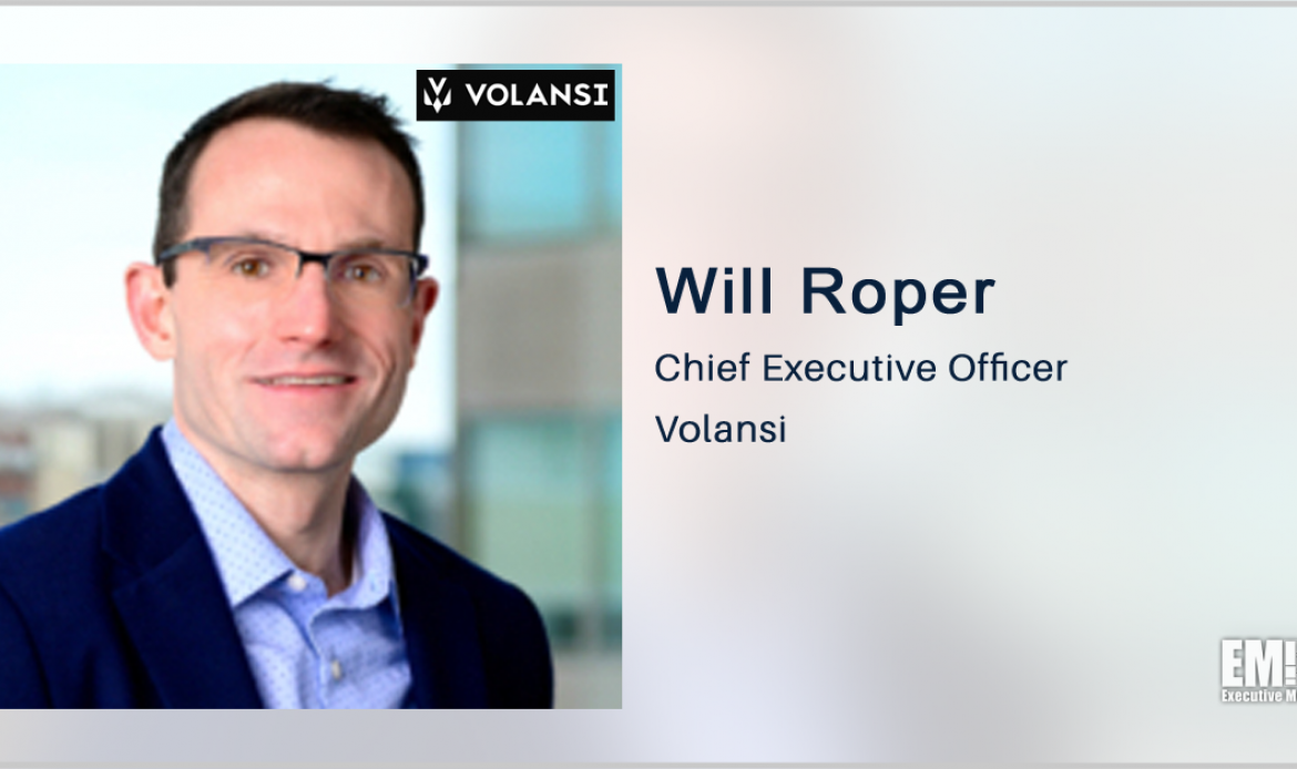 Will Roper Named CEO of Venture-Backed Drone Maker Volansi