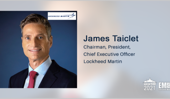 Lockheed Posts 5% Sales Growth for Q2; James Taiclet Quoted