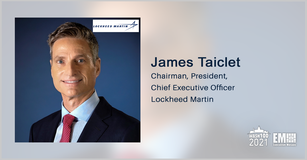 Lockheed Posts 5% Sales Growth for Q2; James Taiclet Quoted Lockheed Posts 5% Sales Growth for Q2; James Taiclet Quoted