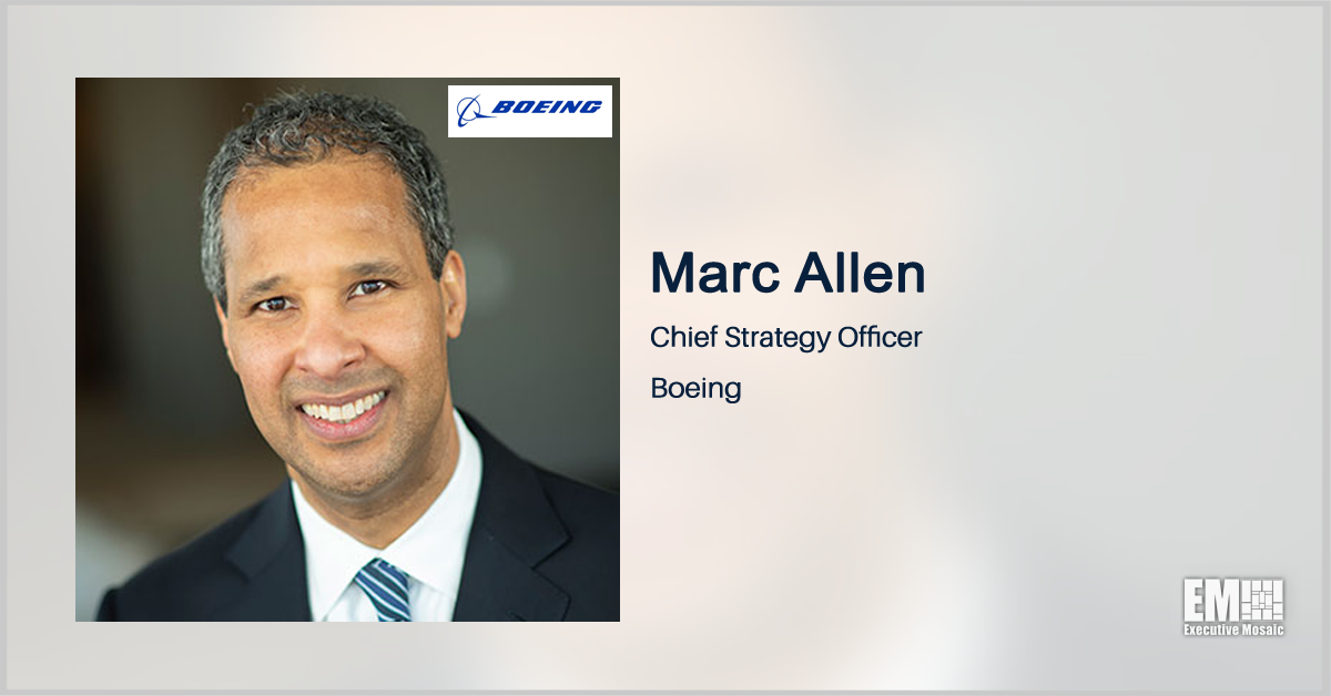 Boeing, AE Industrial Partners Establish Aerospace Venture Fund; Marc Allen Quoted
