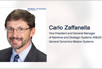 General Dynamics to Build Weapons Comm System Prototype for Air Force; Carlo Zaffanella Quoted