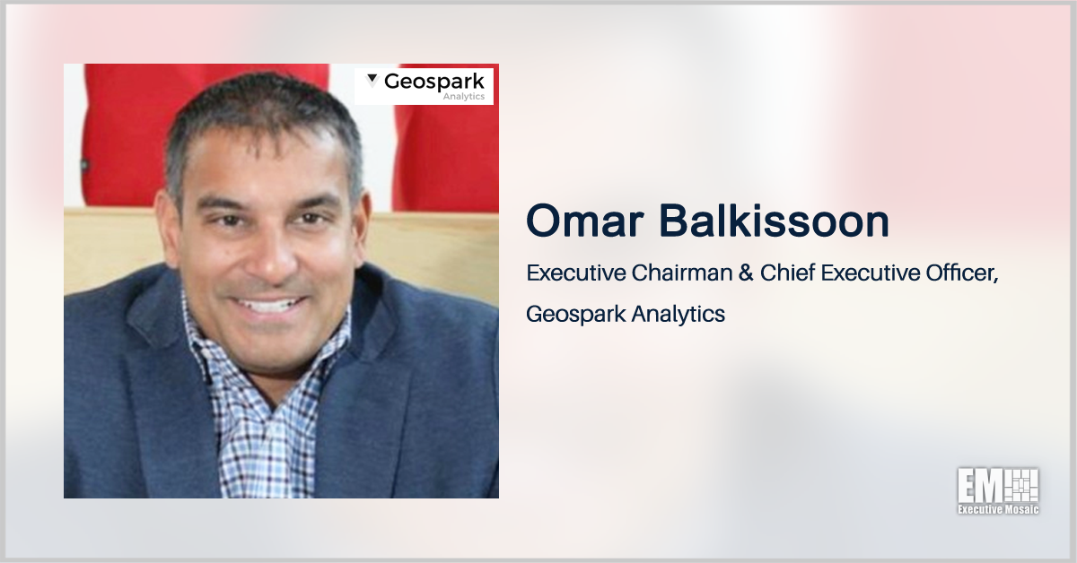 Geospark Analytics Names Omar Balkissoon as CEO; John Goolgasian as President, CGO