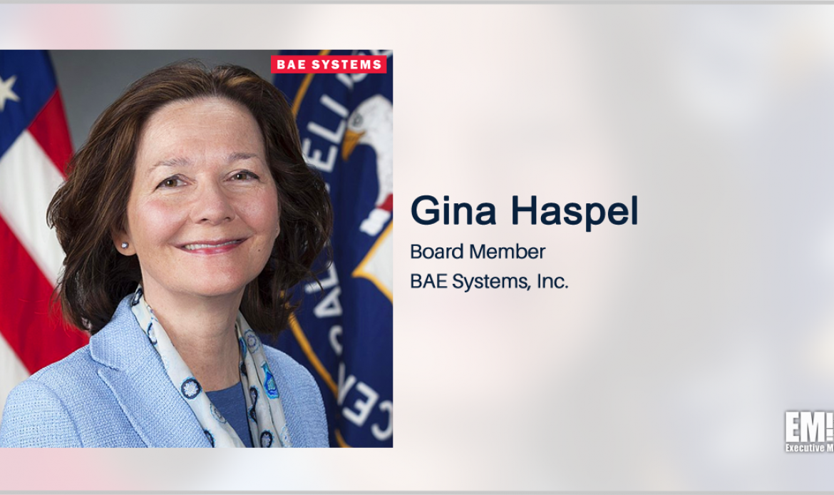 Gina Haspel, Stephen Wilson Named to BAE US Board