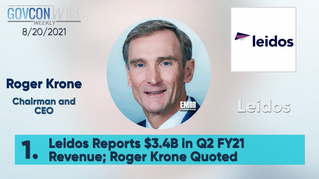 Govcon Wire’s Weekly Roundup Video 8/27/2021
