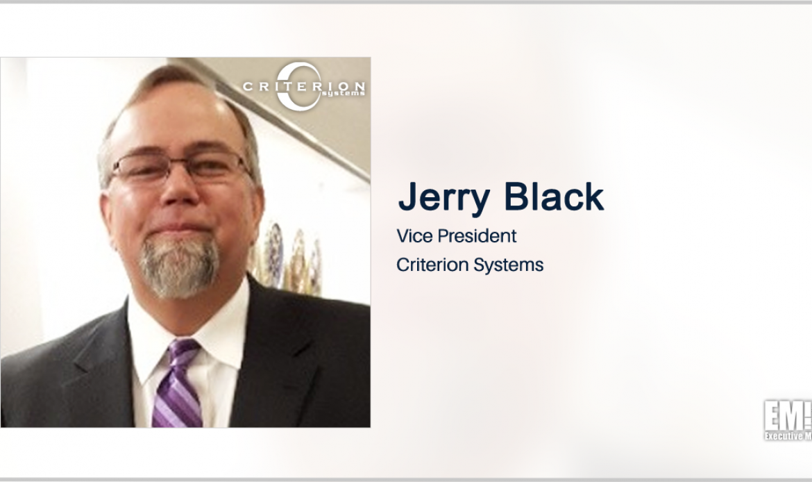 Jerry Black Elevates to VP for Criterion’s USDA Business