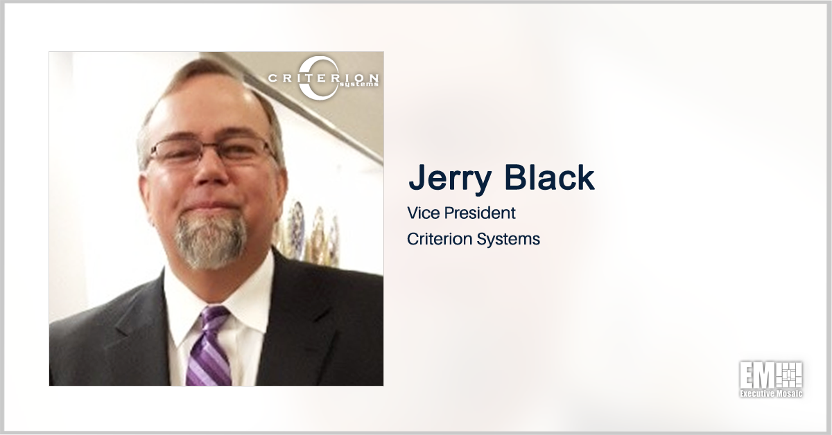 Jerry Black Elevates to VP for Criterion’s USDA Business