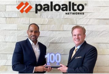 Palo Alto Networks Public Sector SVP Dana Barnes Presented 2021 Wash100 Award By Executive Mosaic CEO Jim Garrettson