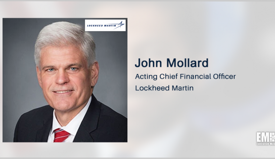 John Mollard Named Lockheed Acting CFO