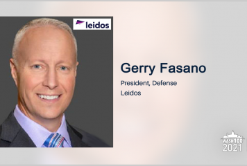 Leidos to Support Army’s 3D Geospatial Info Initiative Under $600M Contract; Gerry Fasano Quoted