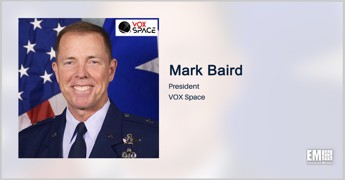 Mark Baird Appointed VOX Space President
