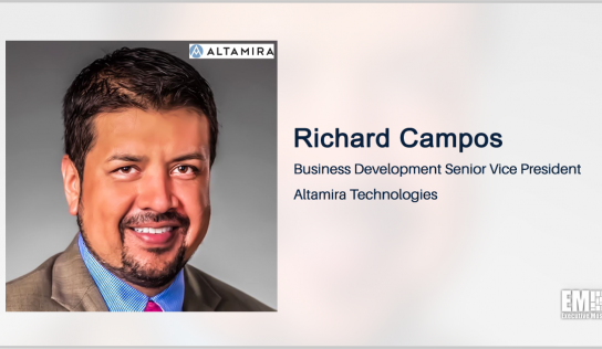 Raytheon Vet Richard Campos Named Altamira Business Development SVP
