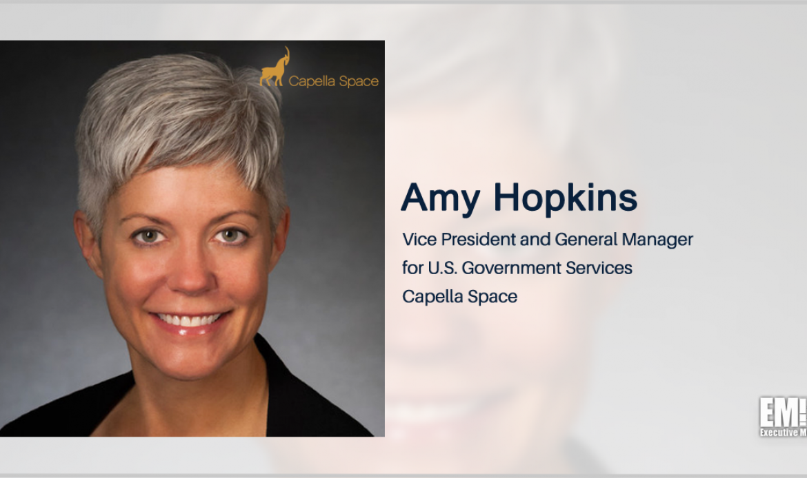 Amy Hopkins Joins Capella Space as Government Services Lead
