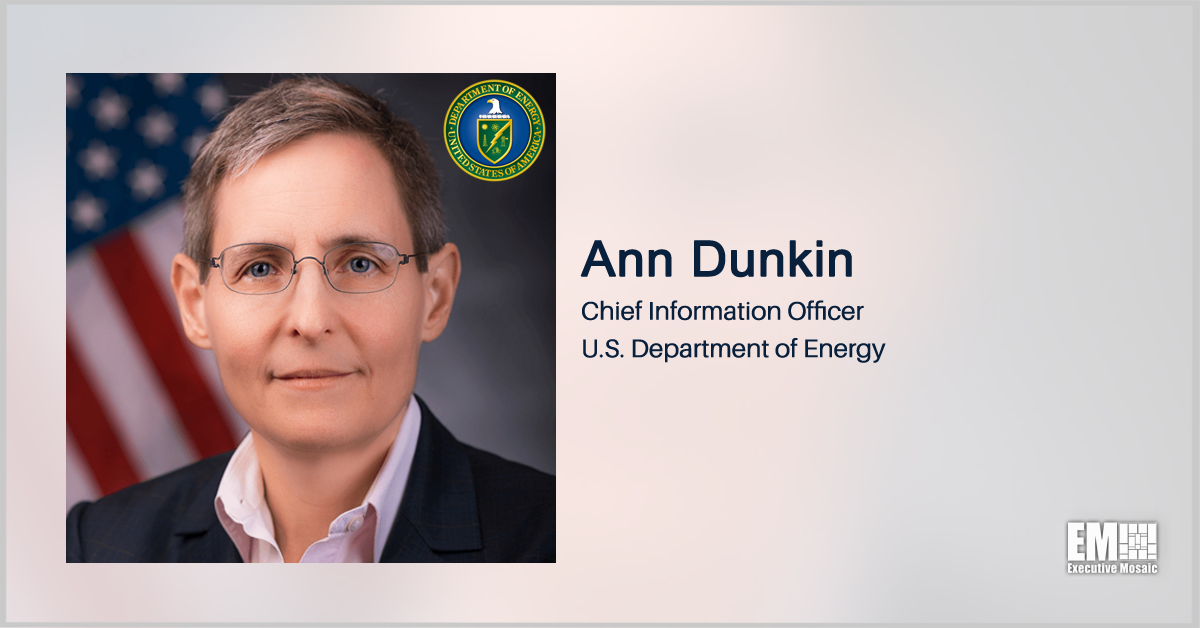 DOE CIO Ann Dunkin Delivers Keynote During GovCon Wire Events’ IT Modernization and Transformation Forum