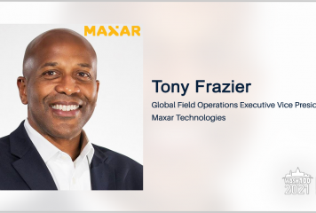 Tony Frazier: Maxar to Update NGA’s Open Mapping Platform