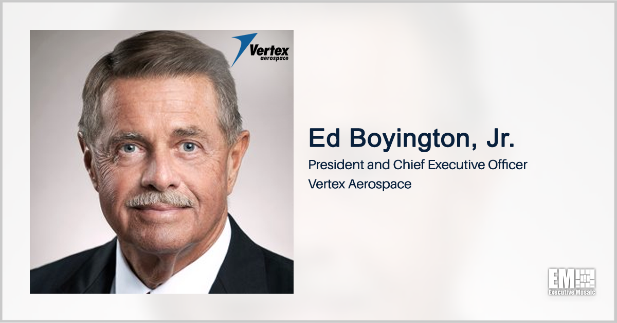 Vertex to Buy Raytheon’s Defense Training & Mission Critical Solutions Unit; Ed Boyington Quoted