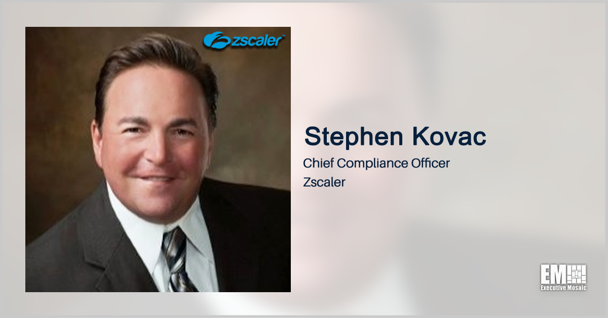 Zscaler Named Authorized StateRAMP Vendor; Stephen Kovac Quoted