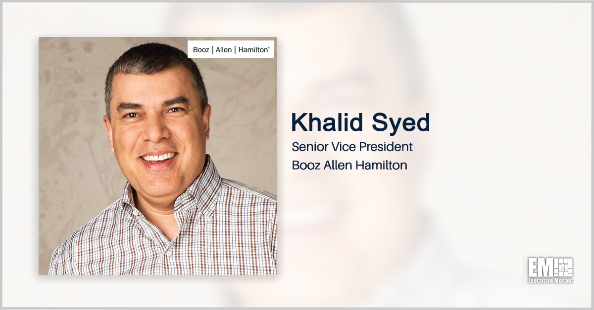 Booz Allen SVP Khalid Syed to Moderate Panel at Potomac Officers Club’s Next JADC2 Series Forum Booz Allen SVP Khalid Syed to Moderate Panel at Potomac Officers Club’s Next JADC2 Series Forum