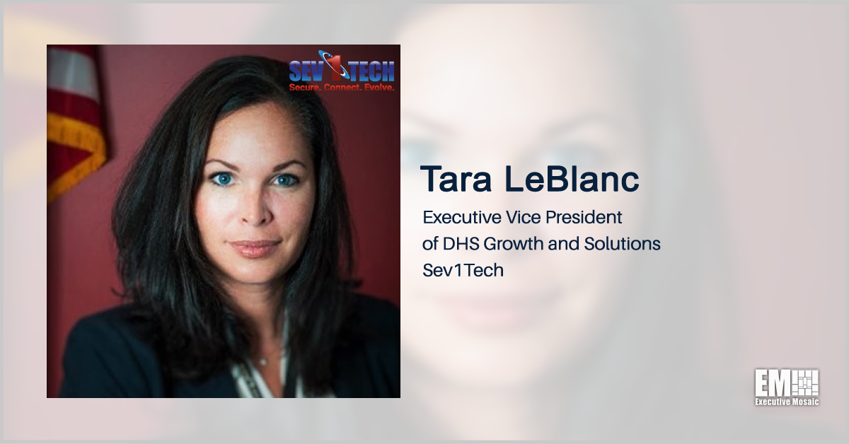 Executive Spotlight With Tara LeBlanc, Sev1Tech’s EVP DHS Growth and Solutions, Highlights Company’s Partnership With Women in Technology