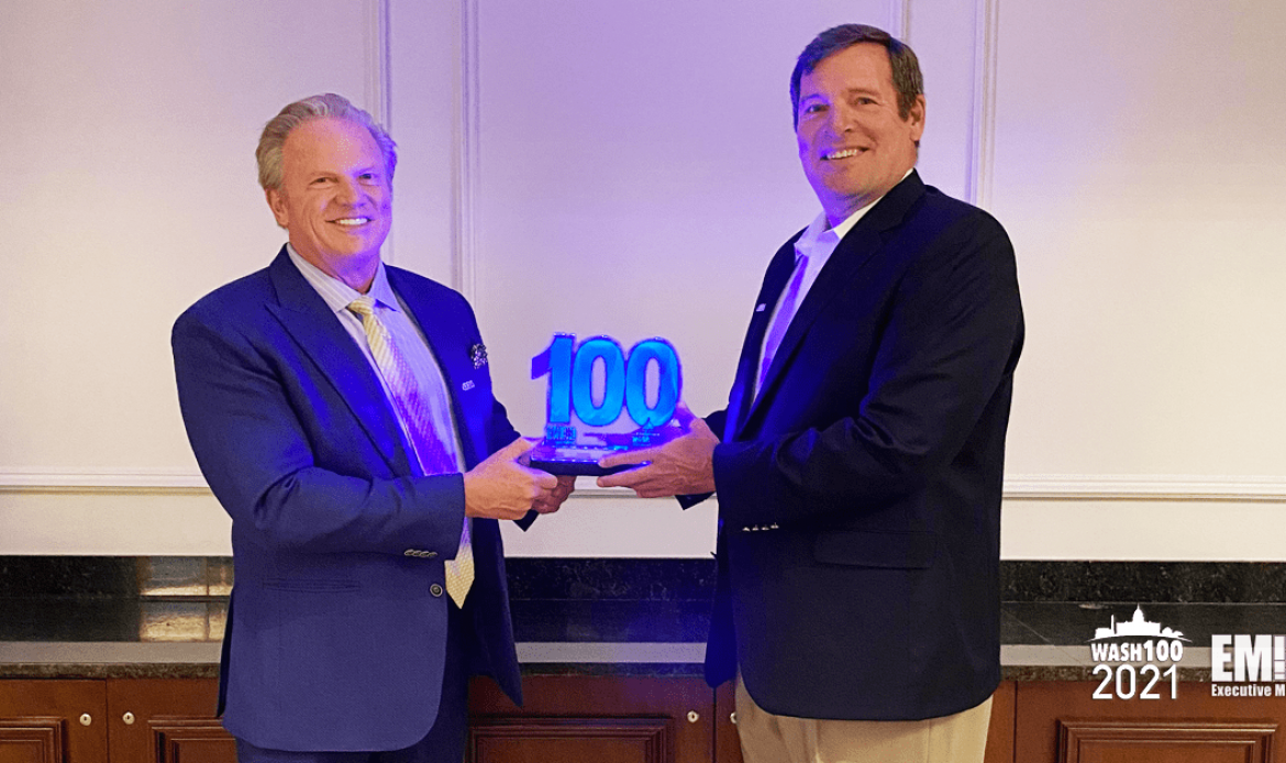 NVIDIA Federal VP Anthony Robbins Presented Fourth Wash100 Award By Executive Mosaic CEO Jim Garrettson