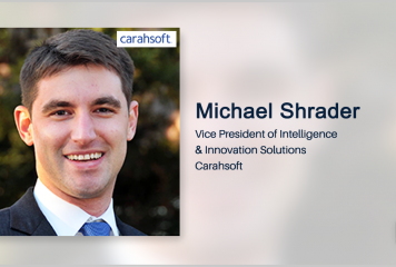 Q&A With Michael Shrader of Carahsoft Focuses on Emerging Technologies