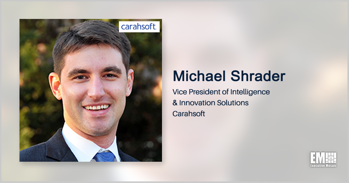 Q&A With Michael Shrader of Carahsoft Focuses on Emerging Technologies