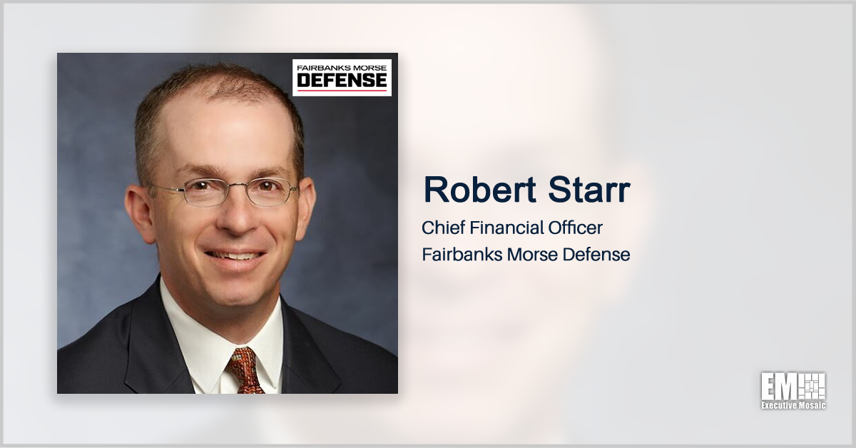 Robert Starr Named Fairbanks Morse Defense CFO