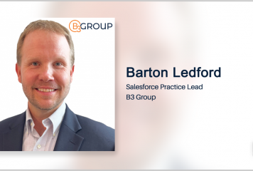 Tech Industry Vet Barton Ledford Joins B3 Group to Lead Salesforce Practice